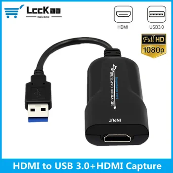 USB 3.0 Žaidimas Užfiksuoti Kortelės 4K HDMI suderinamus vaizdo įrašymo Plokštę Patikimas transliacijos Adapteris, Skirtas tiesiogines Transliacijas, Vaizdo Įrašas